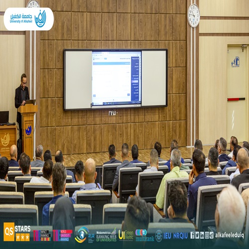 مشاركة عدد من تدريسيي جامعة المستقبل في الدورة التدريبية لإعداد وتهيئة البرنامج الإلكتروني لمسار بولونيا التعليمي
