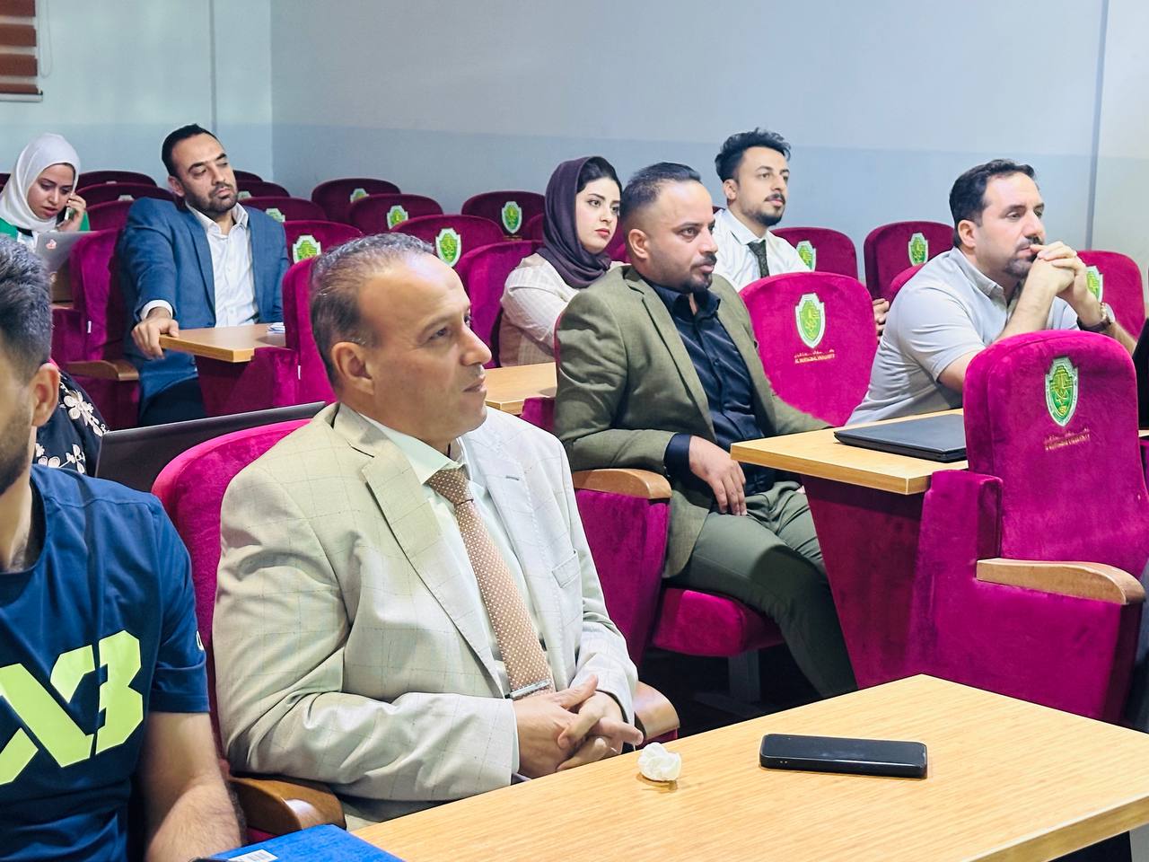 أجتماع مع لجان الأنشطة الطلابية في كلية الهندسة والتقنيات الهندسية لتعزيز دور الطلبة ..