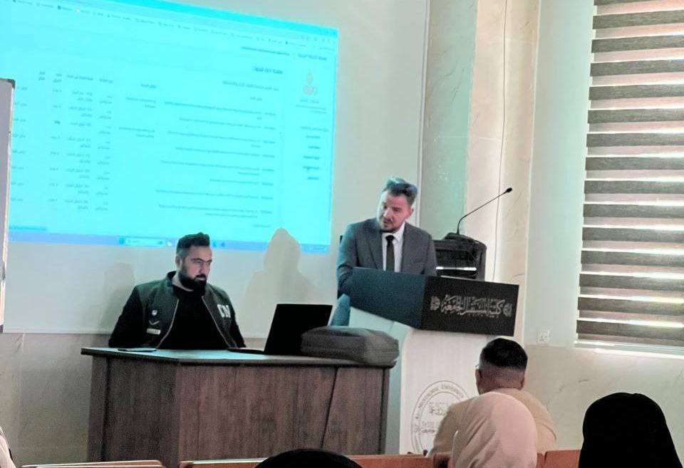 ورشة عمل في جامعة المستقبل حول إدارة منصة الخطة البحثية في الأقسام 