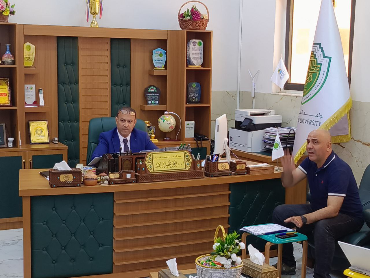اجتماع مجلس كلية الهندسة والتقنيات الهندسية برئاسة أ.م. د. أزهر محسن ..