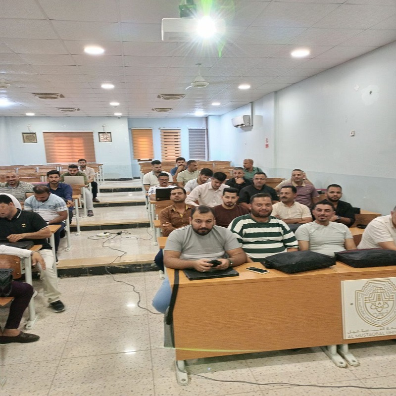 ضمن النهج المتبع من قبل السيد العميد المحترم بالمتابعه الميدانيه للعمليه التدريسيه والمختبريه  لعمل الاقسام في الدوامين الصباحي والمسائي