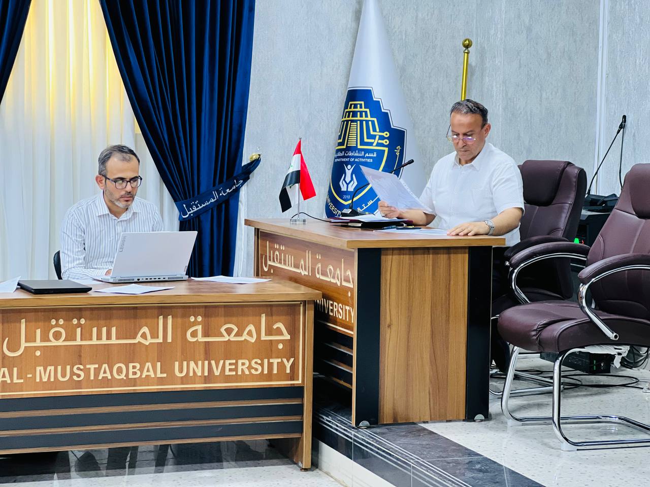 مجلس كلية الهندسة والتقنيات الهندسية  يعقد سلسلة من الاجتماعات لمناقشة عدد من القضايا الهامة 