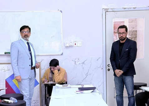 ورشة لتدريسي كلية الفنون الجميلة بجامعة المستقبل تحت عنوان " الطفولة ووسائل الاتصال في مواجهة عنف المجتمعات "