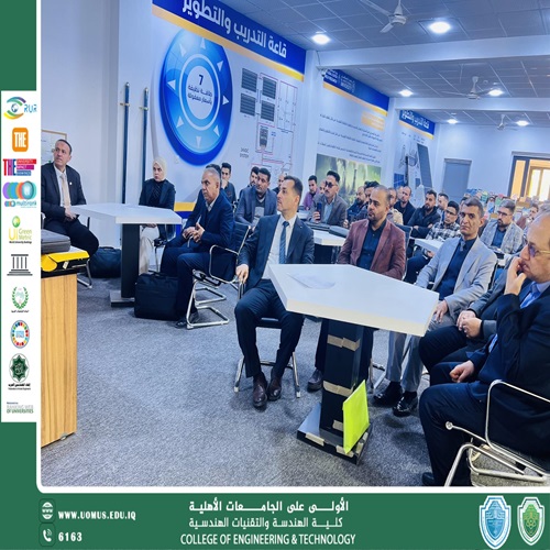 مشاركة عميد كلية الهندسة والتقنيات الهندسية في ورشة عمل حول تقنيات العواكس الشمسية