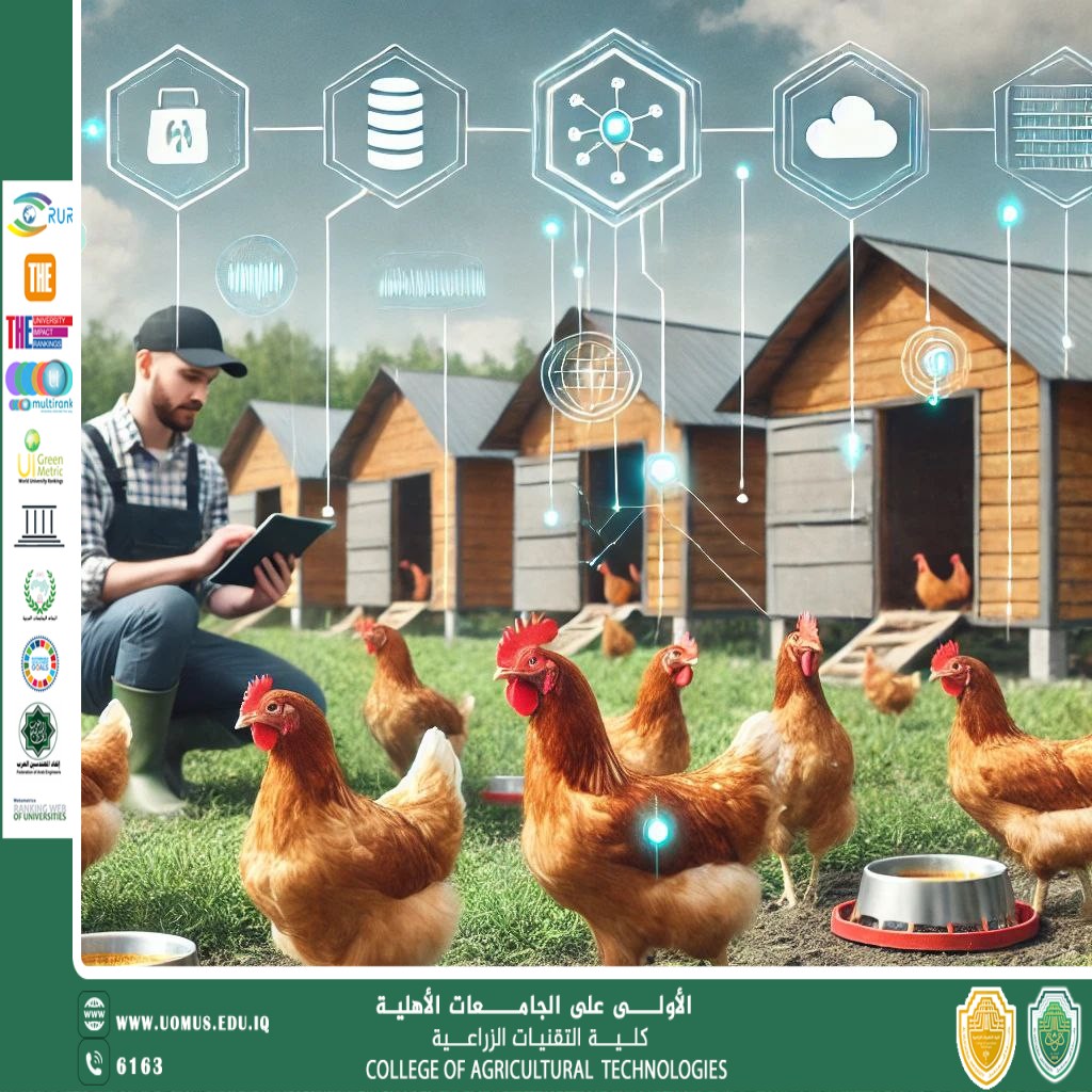 مقالة علمية للتدريسي أ.د ثامر كريم خضير بعنوان استخدام الذكاء الاصطناعي (AI) في تربية الطيور الداجنة