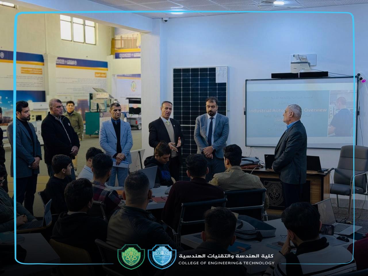 نطلاق الدورة التدريبية الأولى في السيطرة الصناعية باستخدام PLC وHMI بجامعة المستقبل