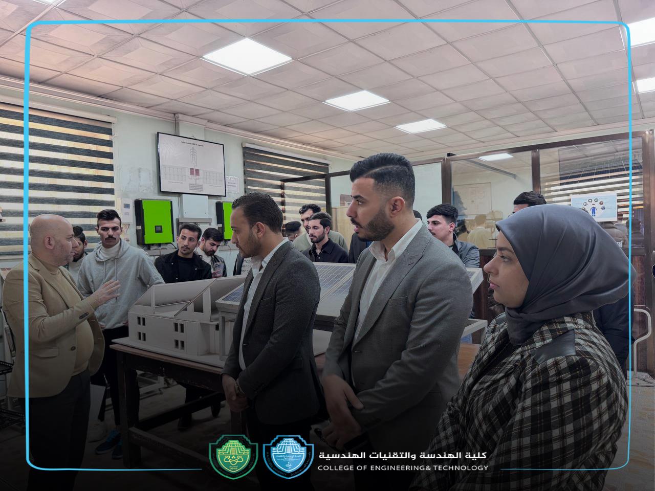 زيارة علمية لطلاب قسم هندسة تقنيات ميكانيك القوى لتعزيز المعرفة في مجال الطاقة المتجددة