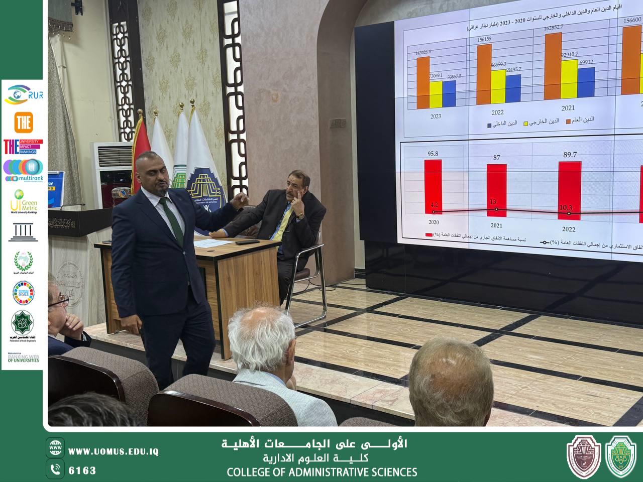 As part of Sustainability Week activities, the College of Administrative Sciences holds a workshop entitled: "Private Sector Development (Reality - Achievements - Planned)"