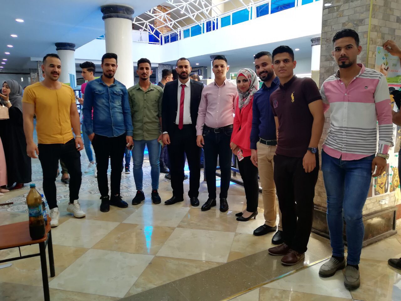 مشاركة طلبة قسم الهندسة الكيمياوية والصناعات النفطية في معارض الكلية 