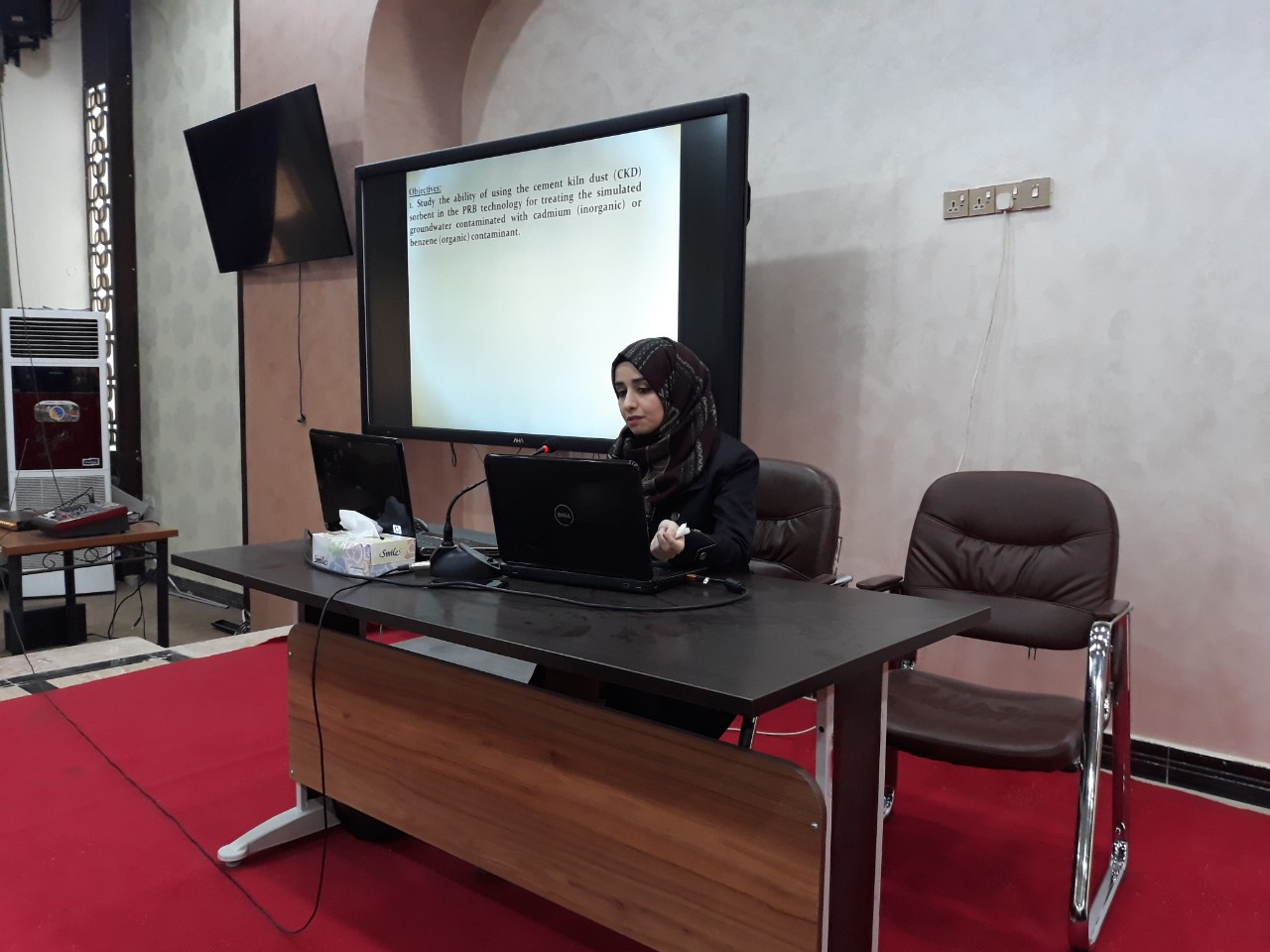 استخدام تكنولوجيا الحاجز التفاعلي المنفصل لمعالجة المياه الجوفية باستخدام ماصة CKD