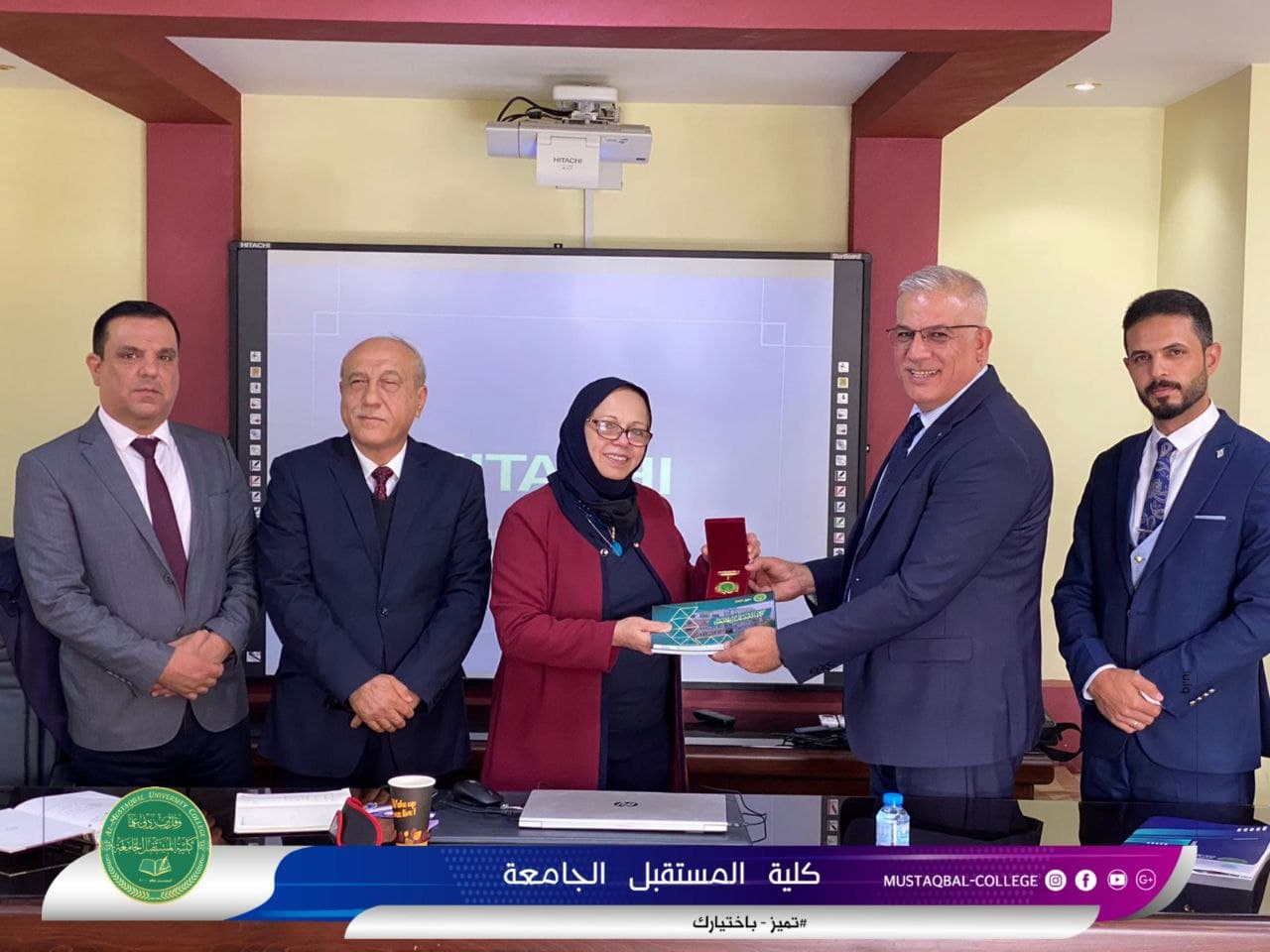 وفد كلية المستقبل الجامعة في ضيافة جامعة عمان الاهلية داخل المملكة الاردنية الهاشمية