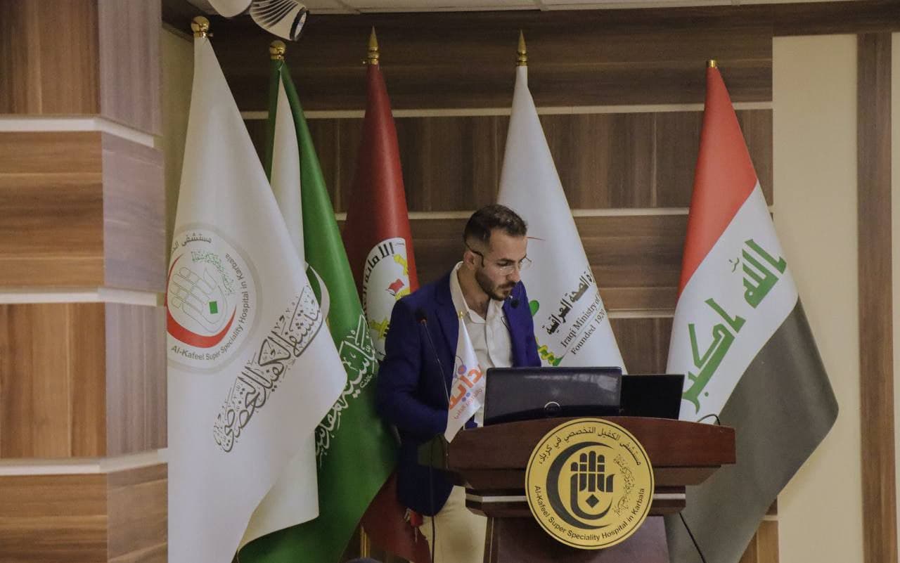 مشاركة طلبة الأجهزة الطبية في التدريب العملي على جهاز السونار لمؤسسة بداية في مستشفى الكفيل التخصصي