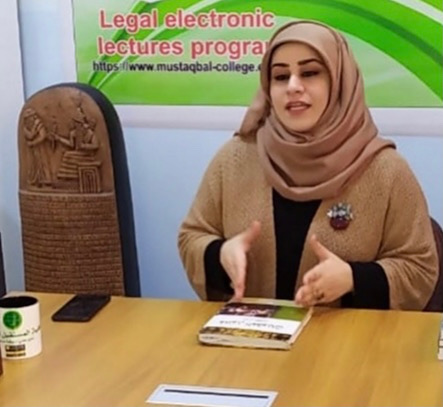 شاركت م.د. نورس الموسوي في معهد العلمين للدراسات العليا في الندوة العلمية الافتراضية المعنونة ترشيد الانفاق وتعزيز الايرادات في موازنة ٢٠٢١