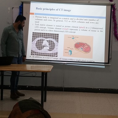 ورشة الاساسيات الفيزيائية للتصوير الشعاعي المقطعي