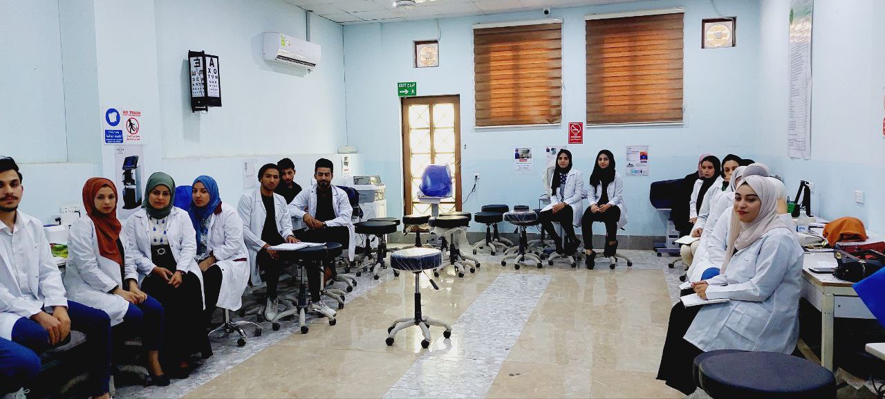 ورشة تعليمية عن (تشخيص الحول بانكسار الضوء داخل القرنية (Cornea reflex))
