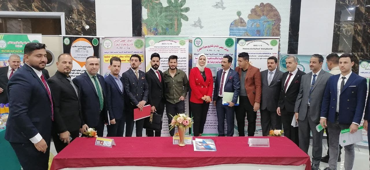 مناقشة بحث تخرج للطالب(محمد هادي جابر) ضمن فعاليات المؤتمر العلمي الثامن لمشاريع بحوث التخرج