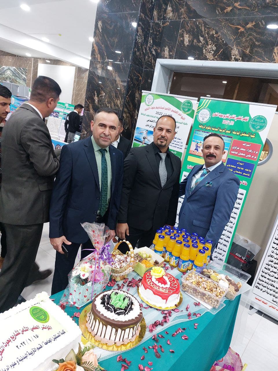 مناقشة بحث تخرج للطالب(مرتضى احمد) ضمن فعاليات المؤتمر العلمي الثامن لمشاريع بحوث التخرج