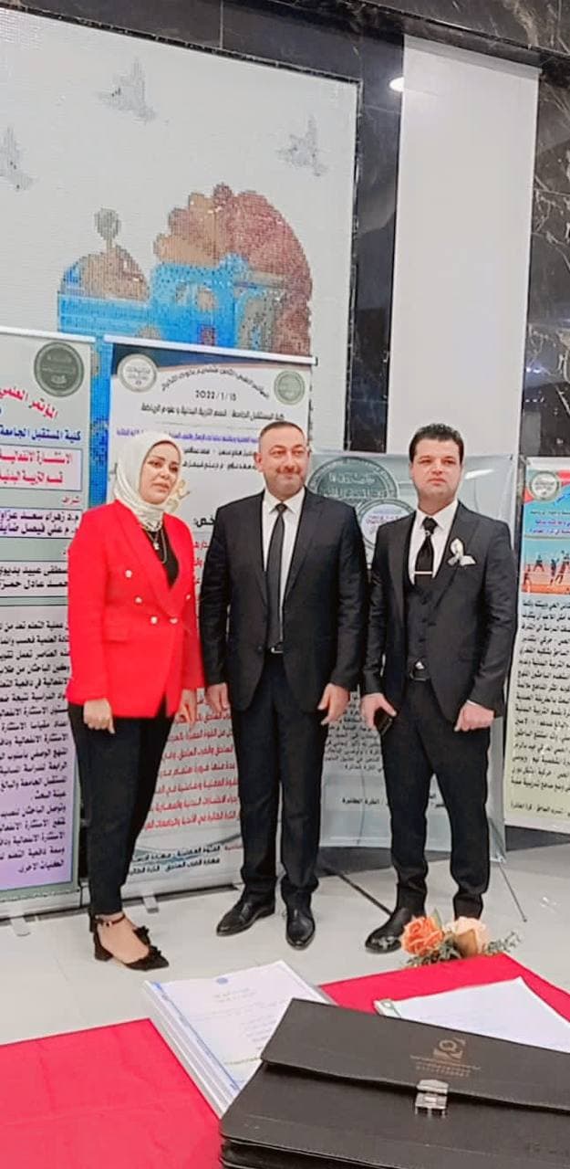 مناقشة بحث تخرج للطالب قاسم سلمان ضمن فعاليات المؤتمر العلمي الثامن لبحوث التخرج