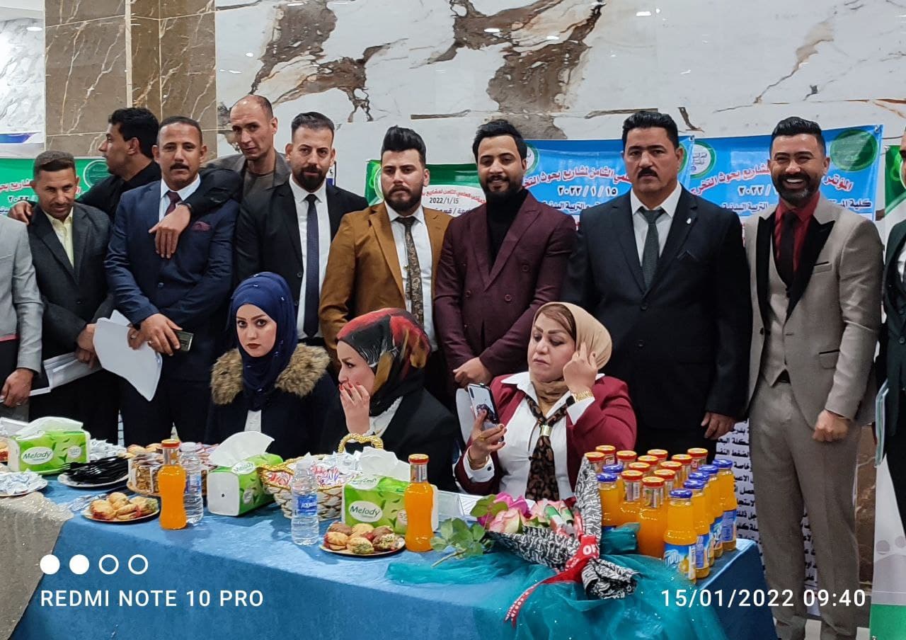 مناقشة بحث تخرج للطالب زبيدة عباس فاضل ضمن فعاليات المؤتمر العلمي الثامن لبحوث التخرج