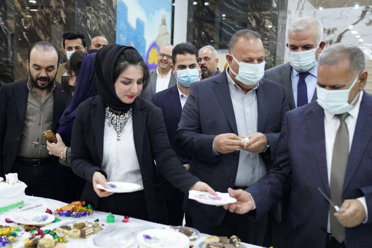 جانب من افتتاح بناية وعيادات قسم طب الأسنان الجديدة.
