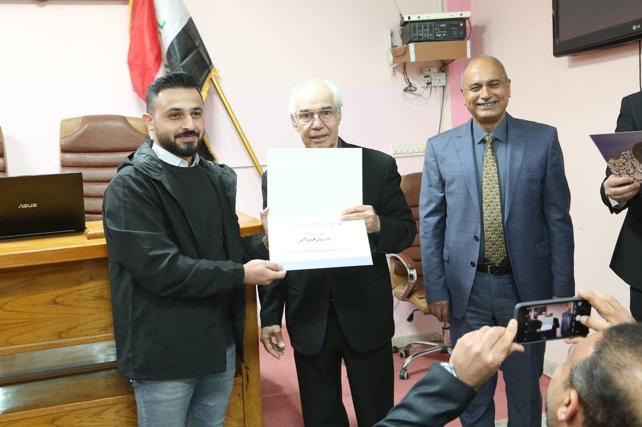 مشاركة للتدريسي م.م مصطفى احمد عبدالامير .