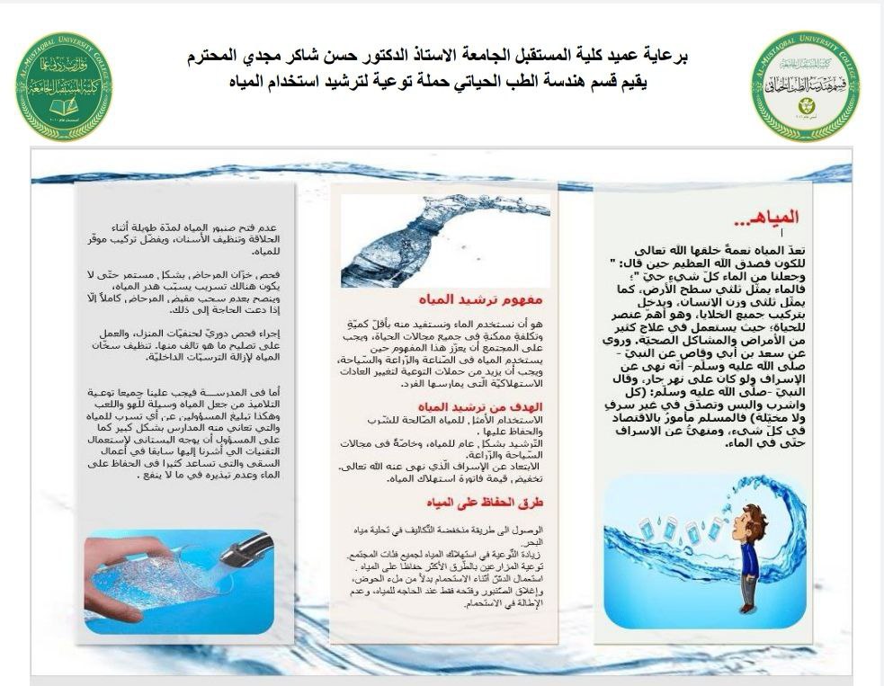 ترشيد استخدام المياه