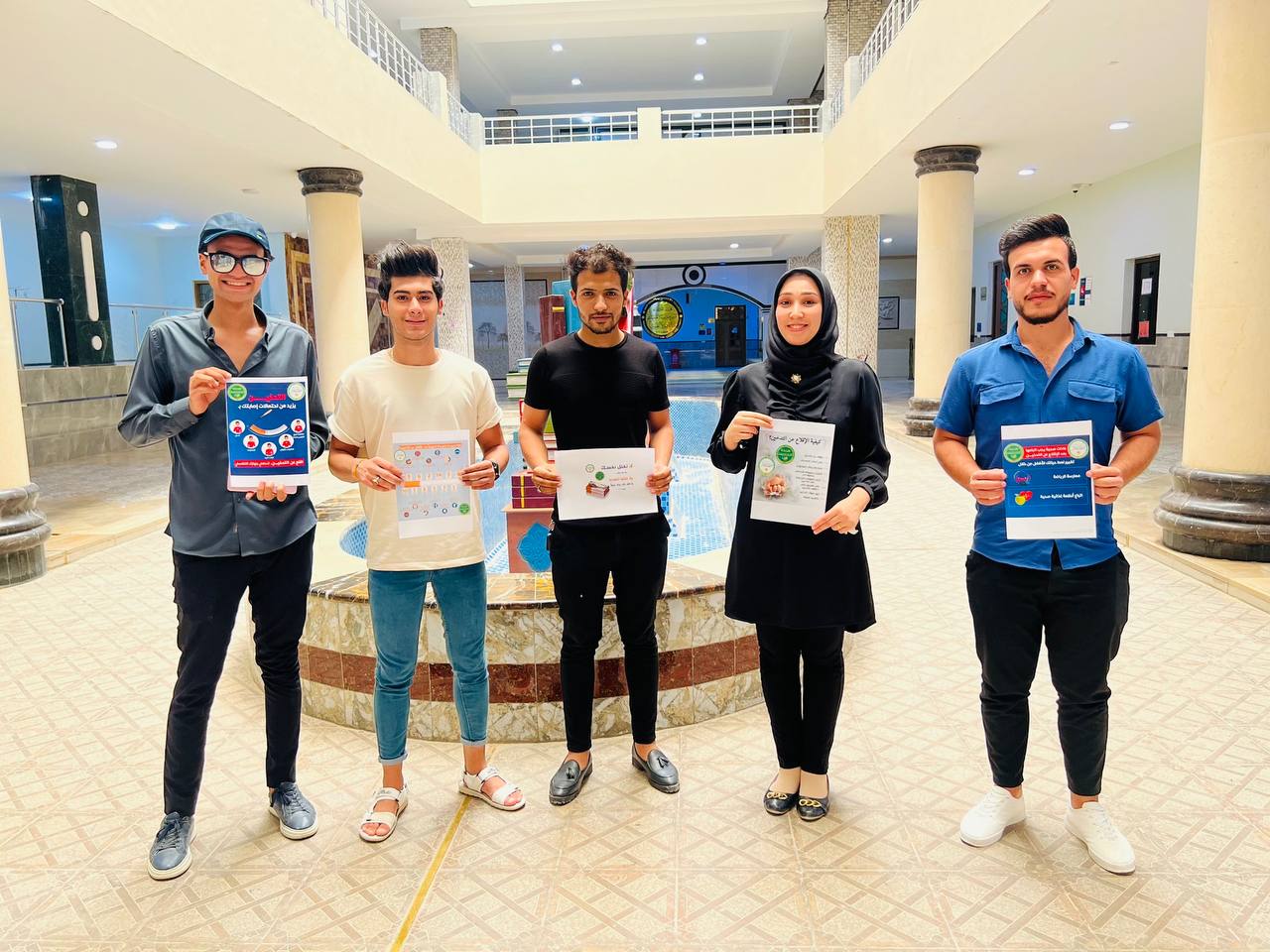 مبرمجة قسم الاعلام في كلية المستقبل الجامعة تنفذ نشاط في الاقلاع عن التدخين 