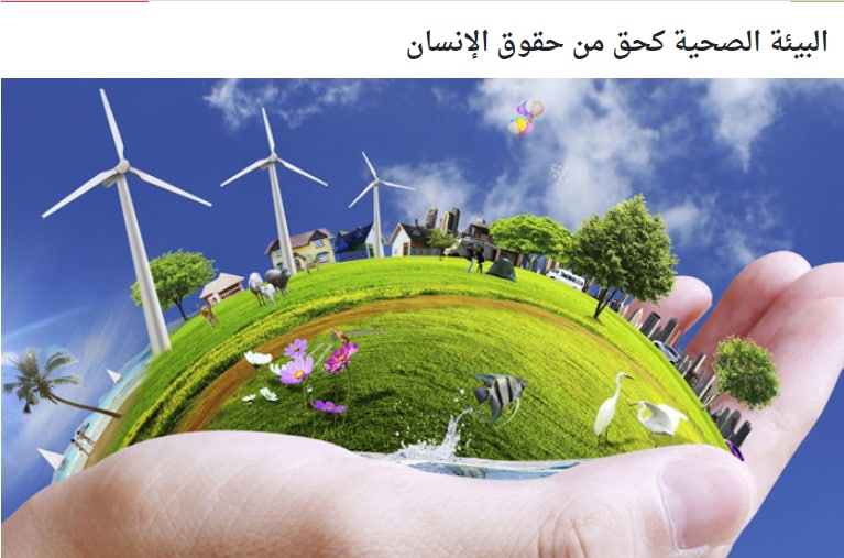 مقال علمي تحت عنوان ( الموارد البشرية ودورها في بناء بيئة مستدامة صحية )