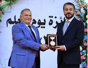 تكريم جامعة المستقبل لحصولها على المركز الاول على الجامعات والكليات الاهلية في العراق من قبل وزير التعليم العالي والبحث العلمي