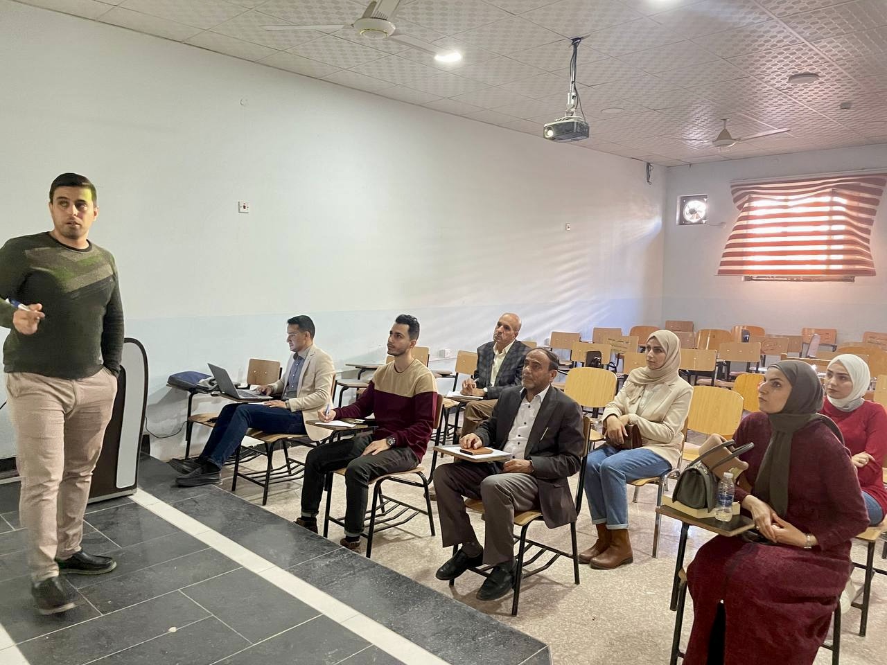 لجنة مسار بولونيا في قسم هندسة تقنيات التكييف والتبريد  تقدم ورشة تخصصية لكادرها التدريسي 