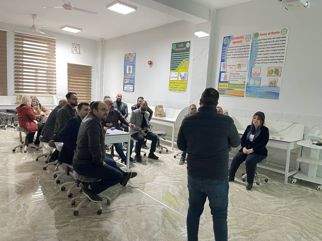  قسم طب الأسنان يقيم سمنار علمي بعنوان  dental management of medical comprimised patient