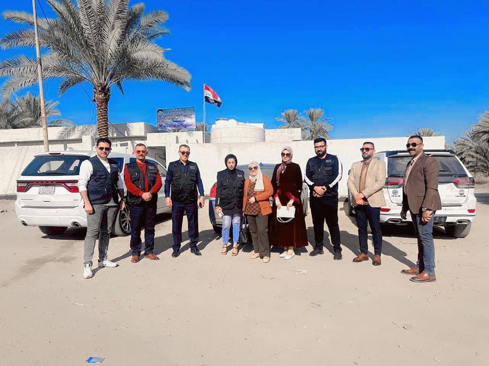 طلبة قسم الاعلام ينظمون زيارة الى مدرسة الحبوبي الابتدائية للبنات  