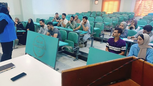 اجتماع ممثلي المراحل والشُعب في قسم تقنيات البصريات - كلية التقنيات الصحية والطبية