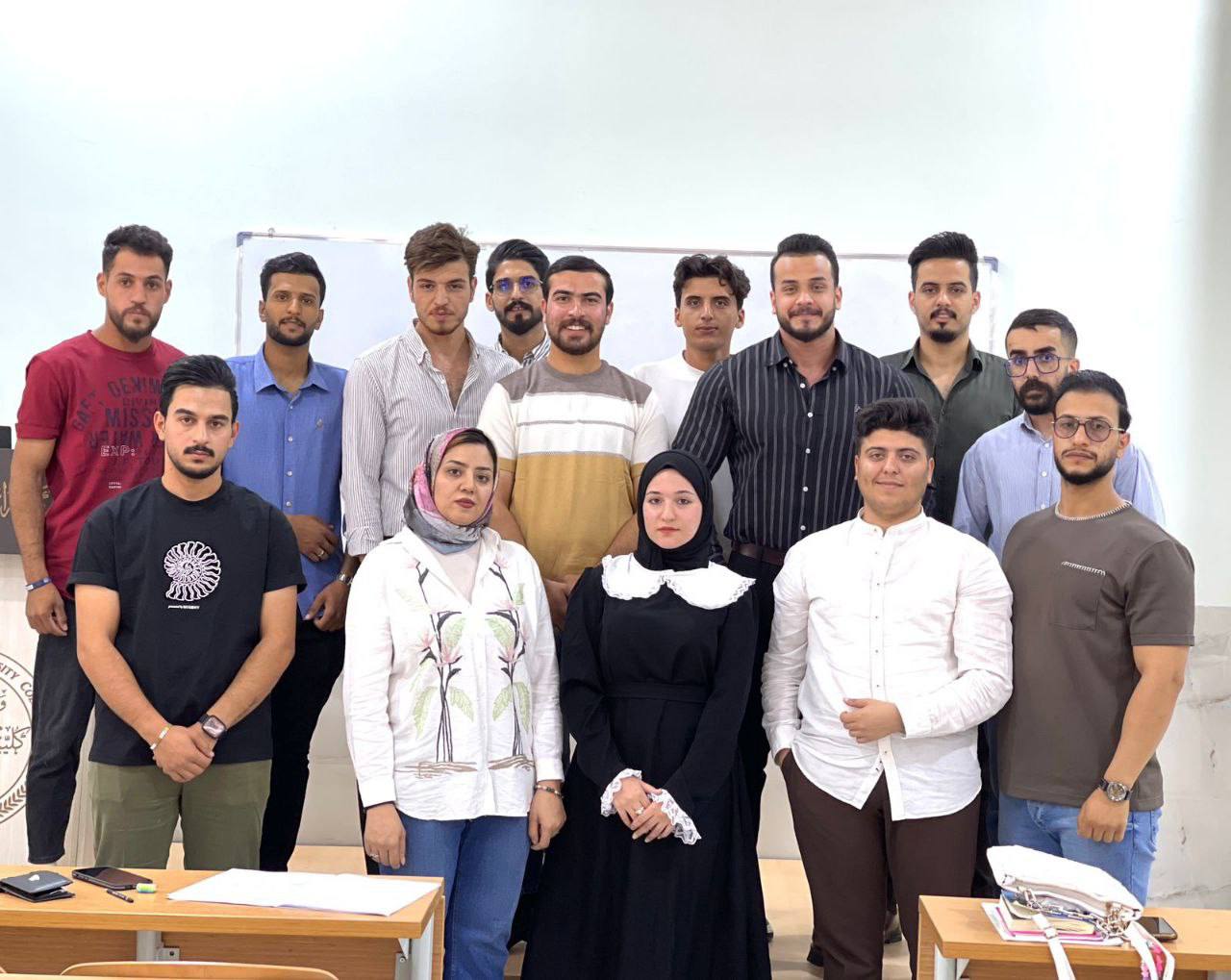 مشاركة الطالب حسن علي عبيد في ورشة الحدادة ضمن مبادرة ريادة: خطوة نحو تمكين الشباب العراقي
