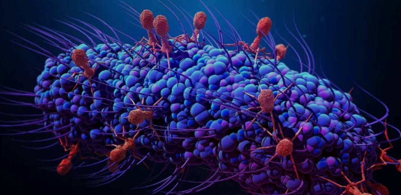 مقالة علمية للمعيدة ( بنين معن كريم ) بعنوان " Bacteriophage "