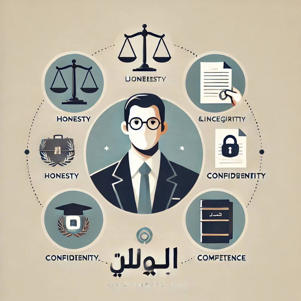 مقالة علمية للتدريسية م.م فاطمة مكي شعالان حول المسؤولية المدنية للمحامي في العراق