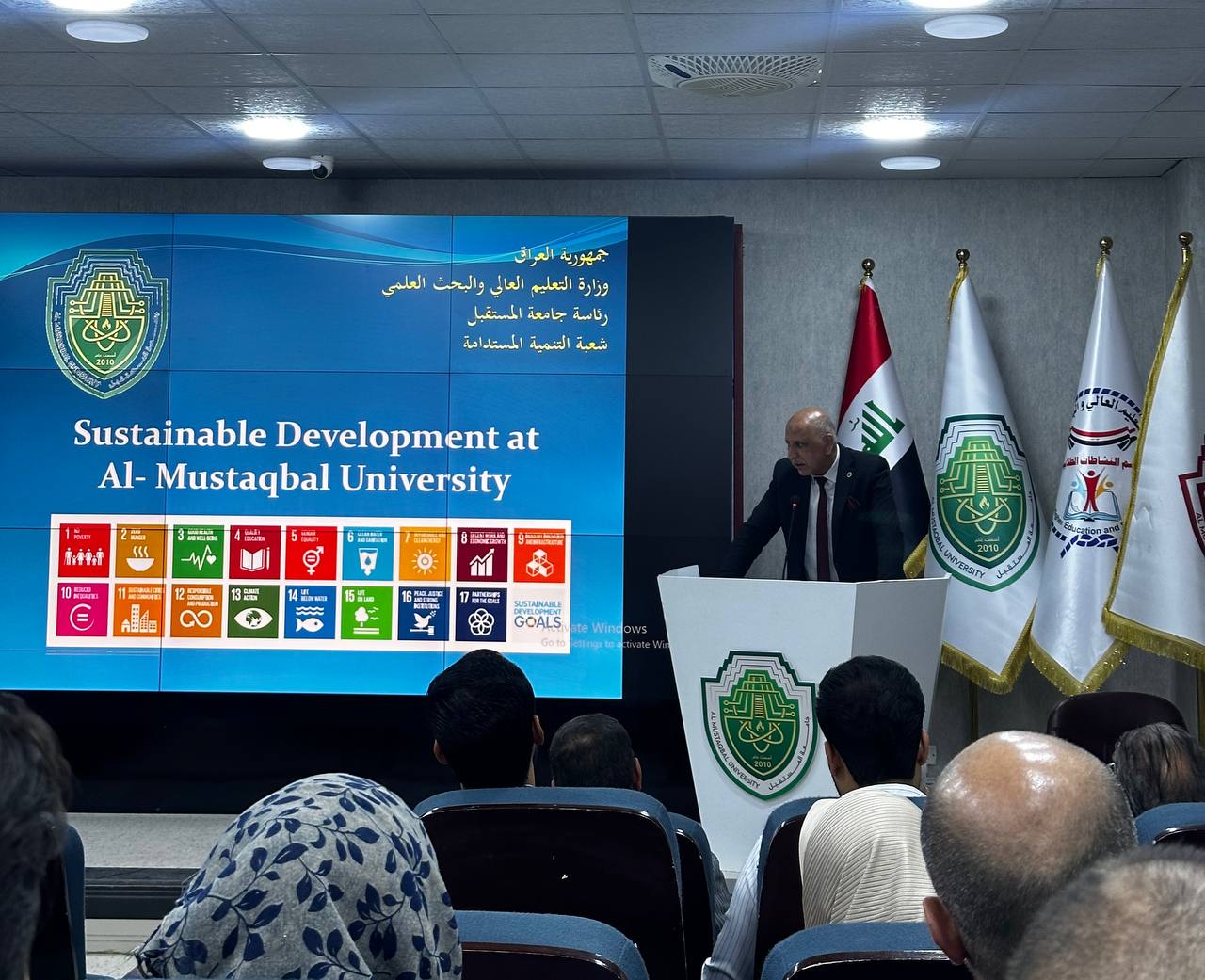 Specialized workshop for sustainability teams at Al Mustaqbal University.