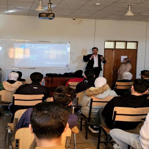 اقام قسم هندسة تقنيات الحاسوب ورشة بعنوان "اضرار المخدرات والوقاية منها  " 