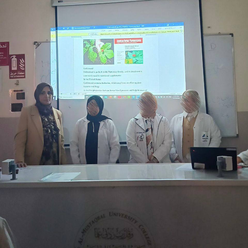 ورشة طلابية علمية حول ( عملية تناول تصنيف نبات خاتم الذهب)...