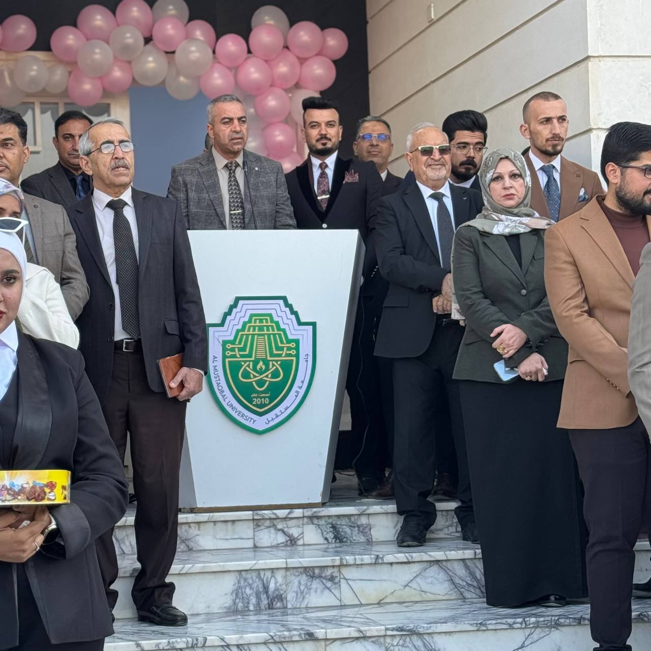 كلمة رئيس قسم التقنيات الاحيائية الطبية لطلبة المرحلة الاولى يتمنى لهم الموفقيه والنجاح