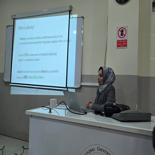 سمنار علمي بعنوان  Obesity and it's complications and Anesthesia)