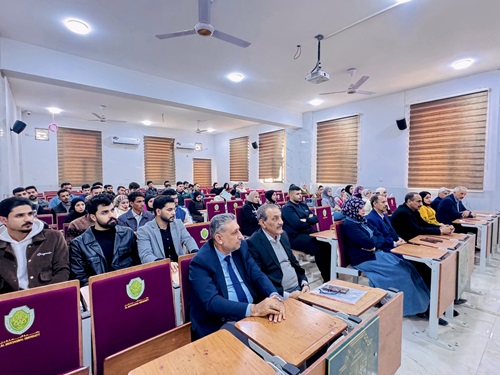  قسم البصريات يقيم ندوة حوراية بمناسبة اسبوع المخدرات