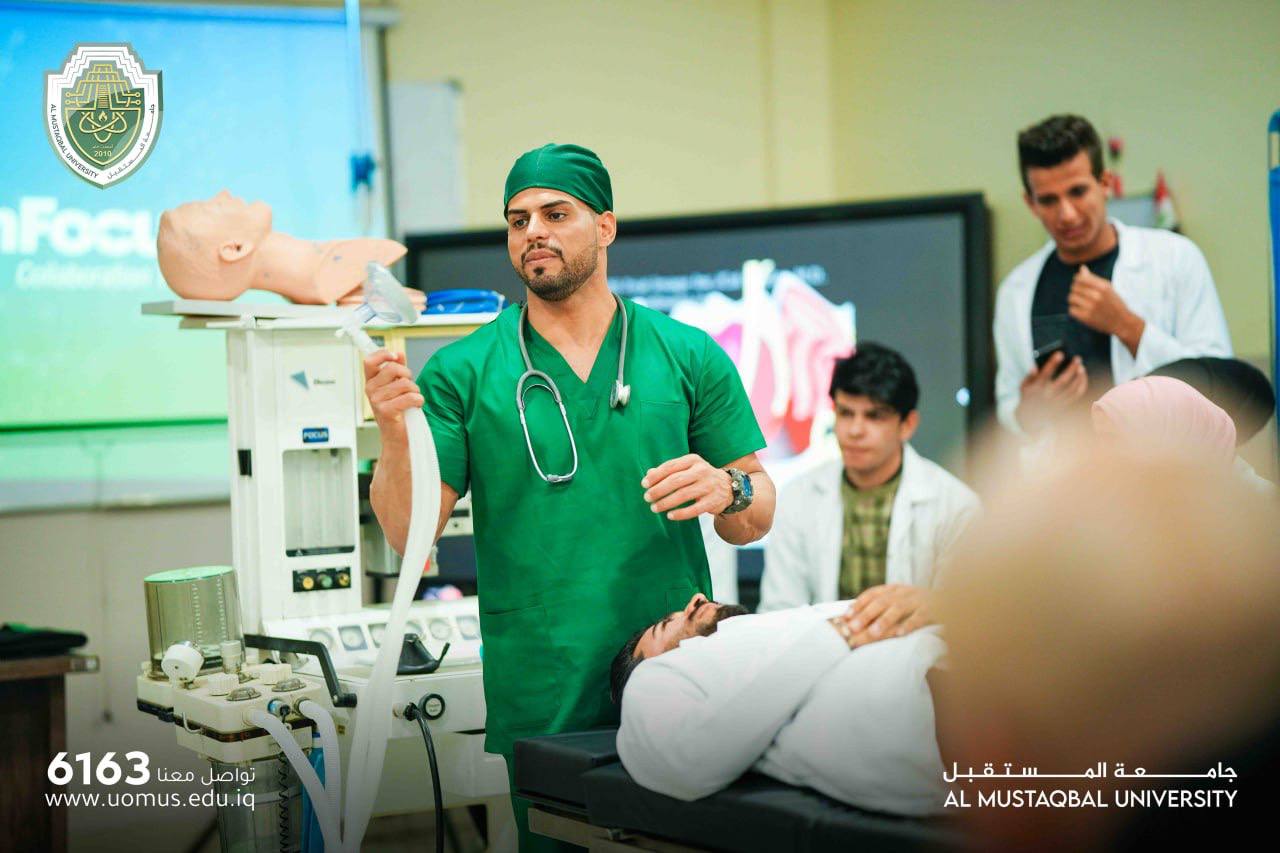 نظم قسم تقنيات التخدير ورشة علمية حول تأمين مجرى الهواء أثناء التخدير
