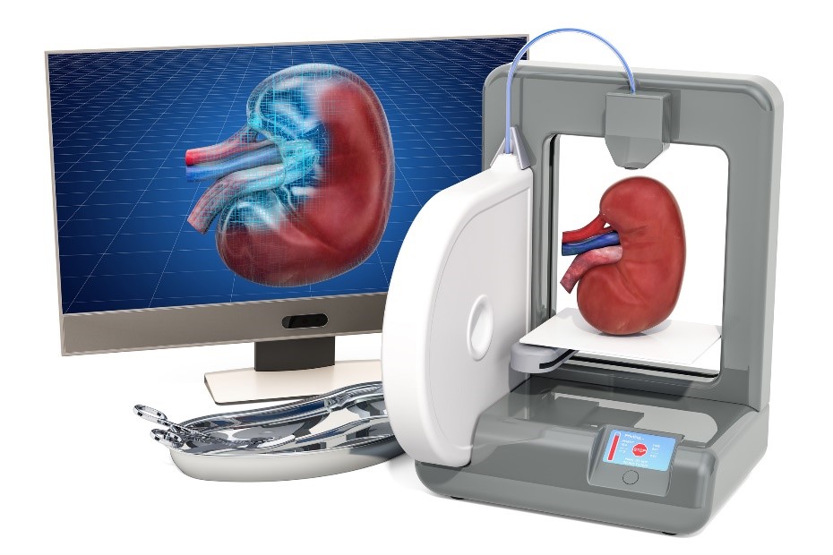 A scientific article authored by Assistant Professor Dr. Mehdi Abadi Manaa titled "Three-Dimensional Printing in the Medical Field"