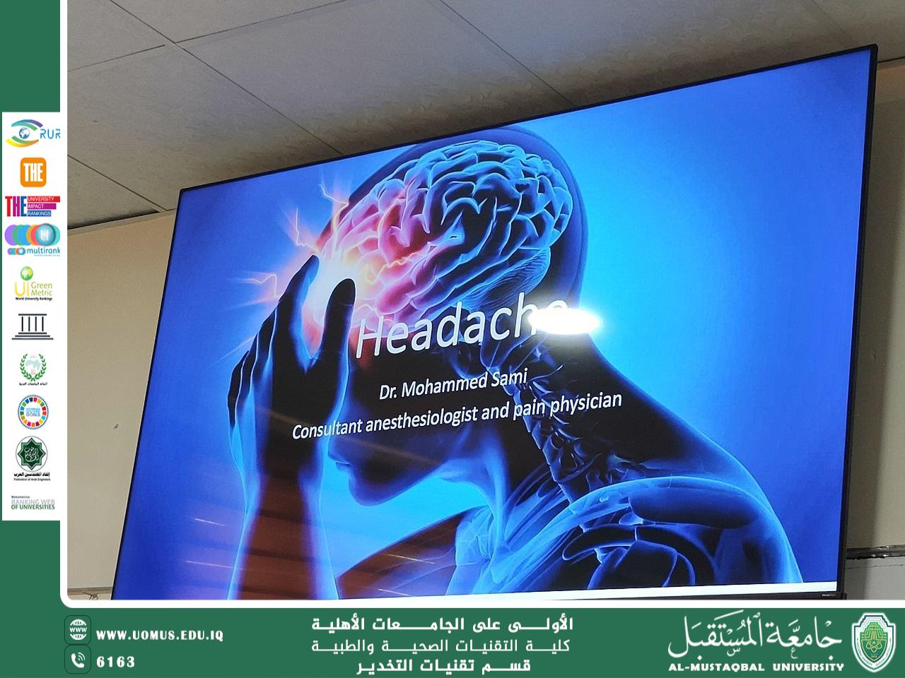 Scientific seminar entitled Headache