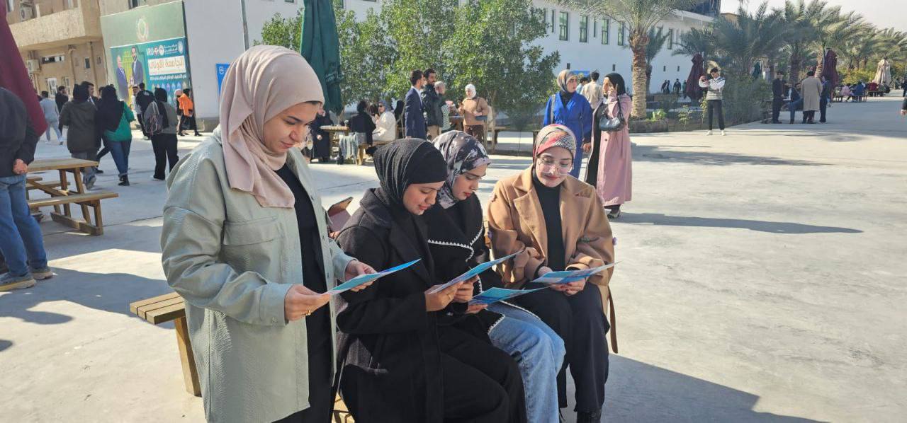 قسم العلوم المالية والمصرفية ينظم  حملة توعية عن استخدام بطاقات الدفع الإلكتروني
