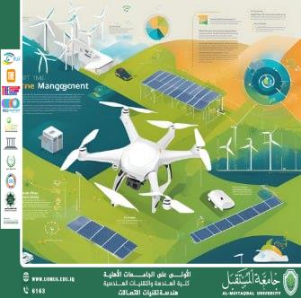 مقالة بعنوان "إدارة الوقت الذكي في تشغيل الطائرات المسيرة لتحليل ومراقبة كفاءة الطاقة المستدامة"للمدرس المساعد تمام علي العابدي 