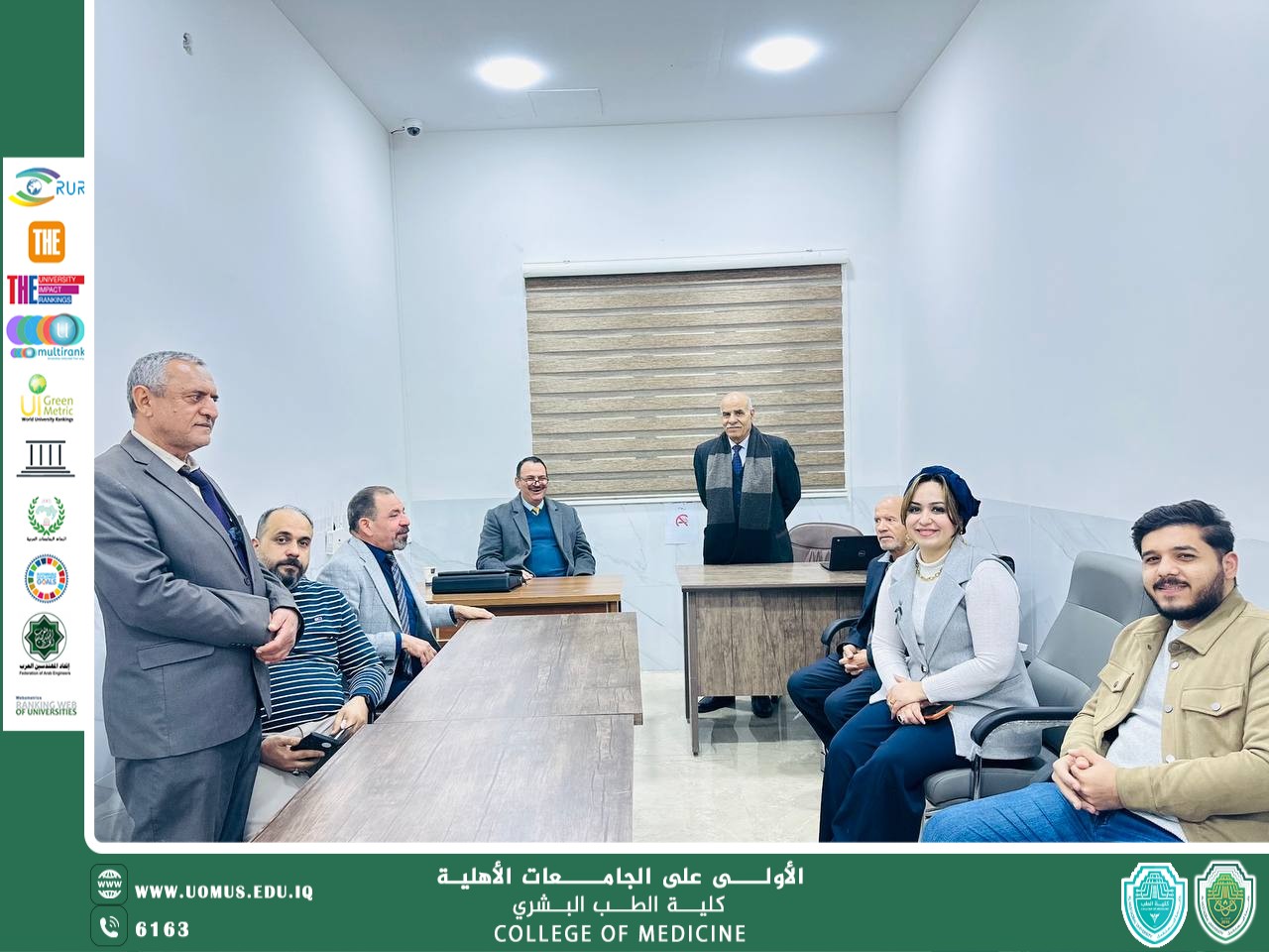 One of the faculty of medicine teachers presents a workshop on combating smoking to limit the spread of this phenomenon and to introduce and raise awareness about the dangers of smoking to humans and their surrounding environment.