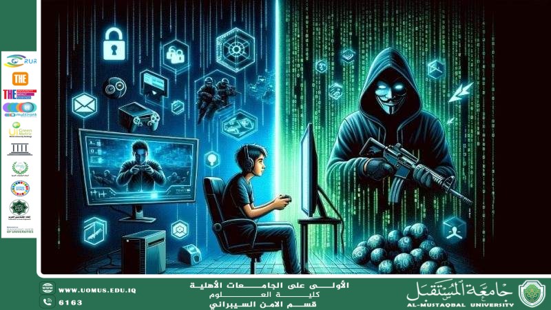 Scientific article by Asst. Prof. Dr. Ali Kadhum M. Al-Qurabat on Cybersecurity in Electronic Games: Challenges and Solutions