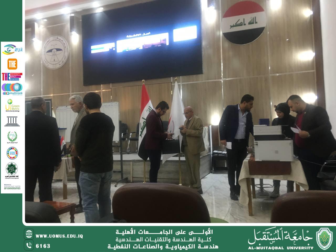 رئيس قسم الهندسة الكيمياوية يشارك في انتخابات اللجنة العلمية لدراسات الطاقة  